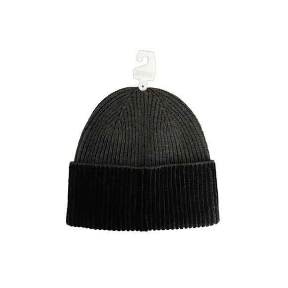 Michael Kors Colorblock Black & Gray Beanie Fall Winter Hat Sz One Size NWT main image 10